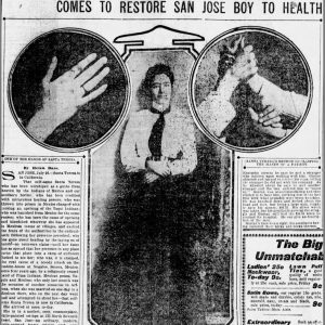 News article on Santa Teresa Urrea